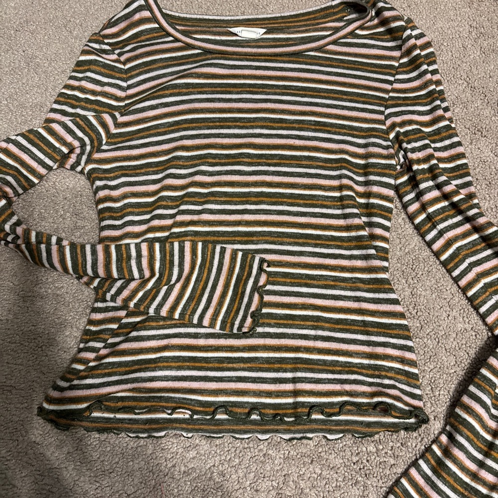 Aeropostale Multicolor Striped Top